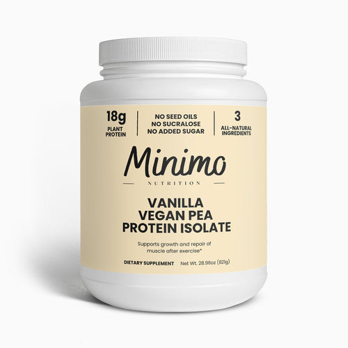 Vanilla Vegan Pea Protein Isolate Powder, 2.09 lbs